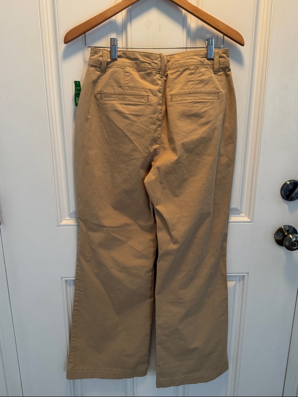 GAP Women's Khaki Wide-Leg Chinos - Tan - Picture 2 of 4